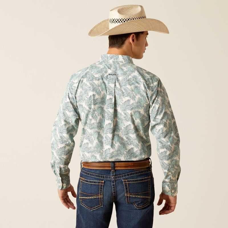 Ariat Eamanuel Fitted Shirt Reef Water | 921AZQDVJ