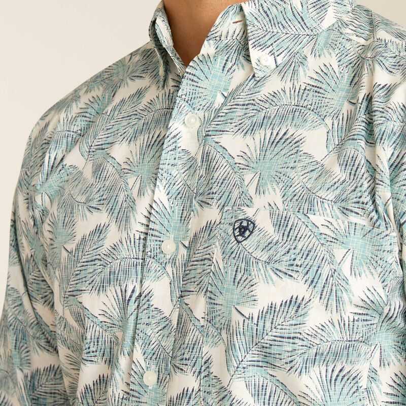 Ariat Eamanuel Fitted Shirt Reef Water | 921AZQDVJ