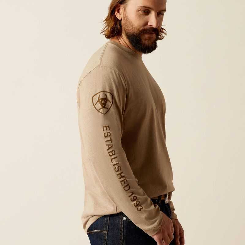 Ariat Elevated V2 T-Shirt Beige | 586ZGPJWK