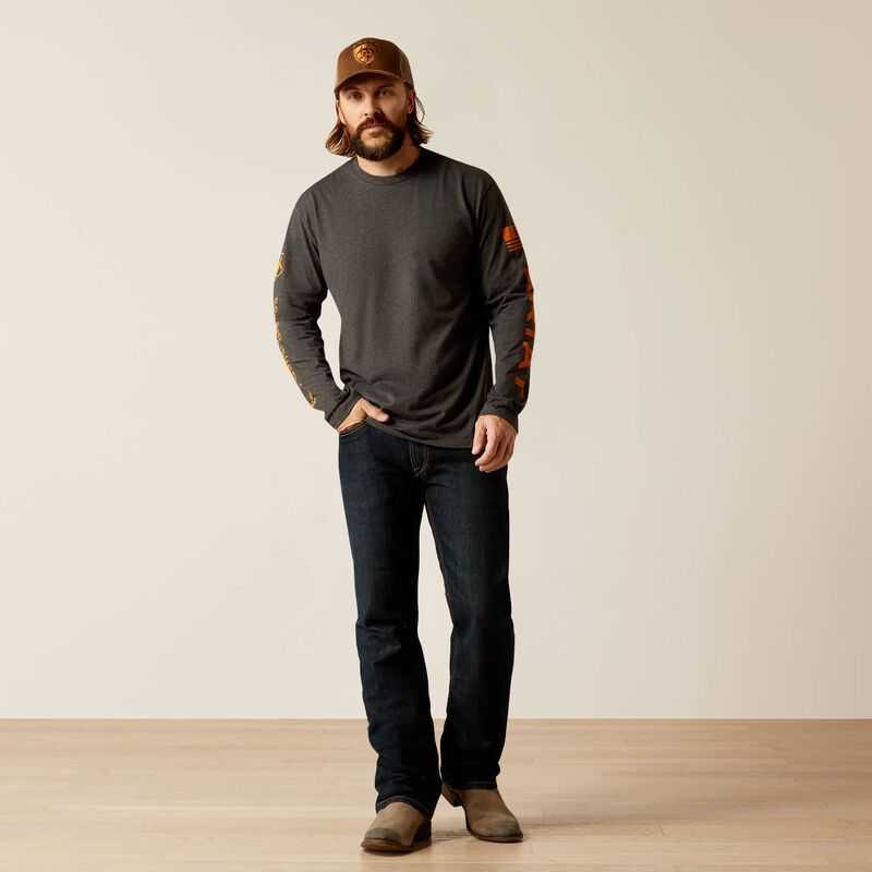 Ariat Elevated V2 T-Shirt Grey | 428HQDTWF