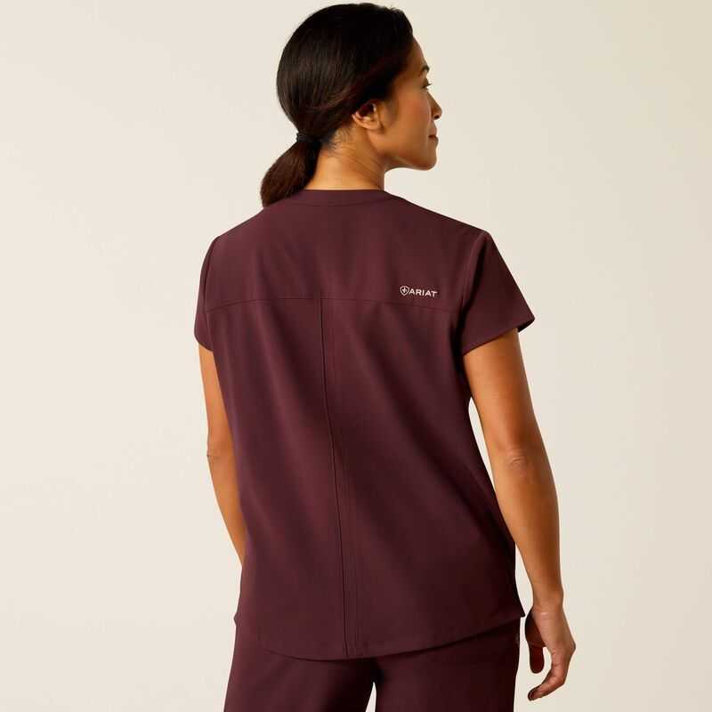 Ariat Eliza Fashion Scrub Top Winetasting | 376STLMJV