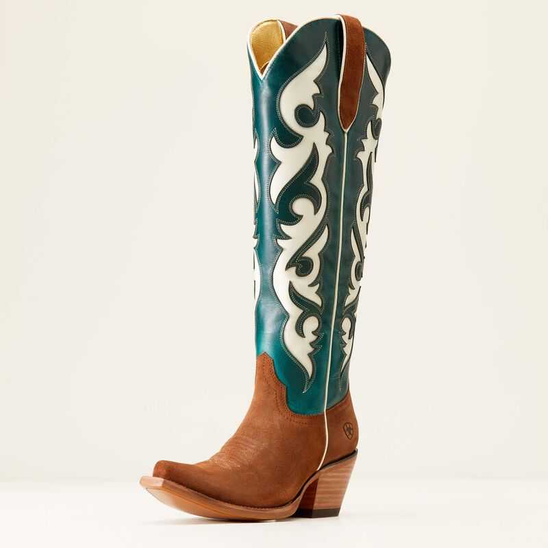 Ariat Elvira StretchFit Western Boot Turquoise | 736ZEVCOT