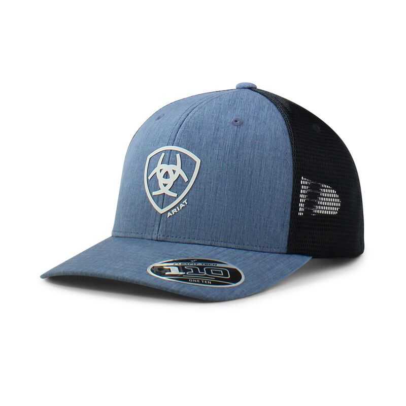 Ariat Embroidered Shield Logo Cap Blue | 564KPVXIR