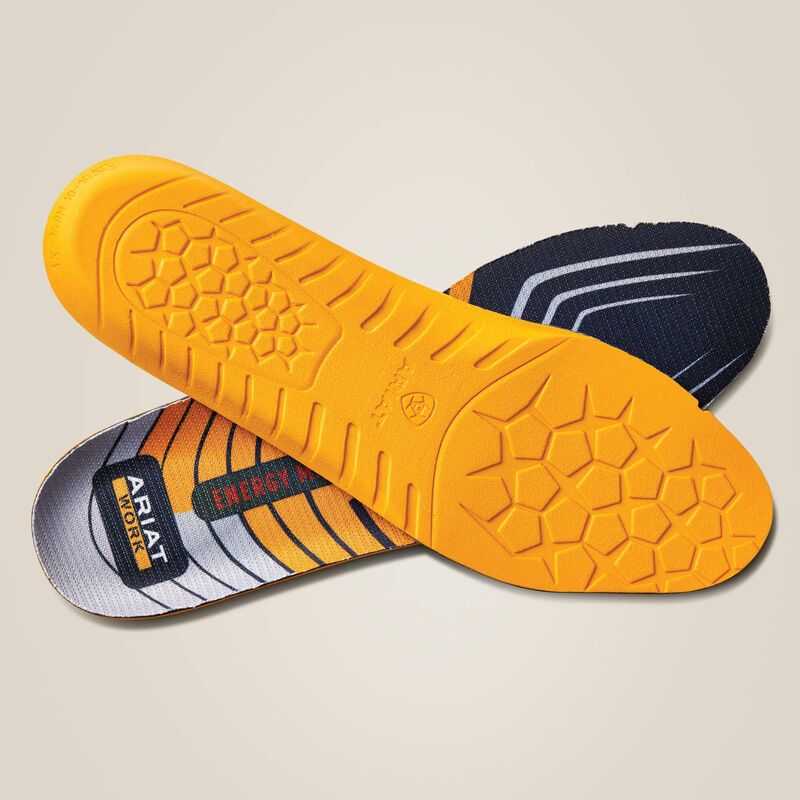 Ariat Energy Max Work Round Toe Insole Orange | 395JOQFTA