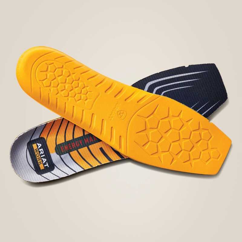 Ariat Energy Max Work Wide Square Toe Insole Orange | 046HNGJIV