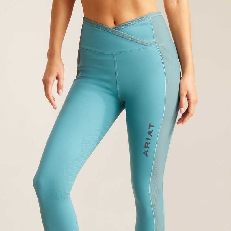 Ariat Eos Chic Half Grip Tight Blue | 579ATZQVB