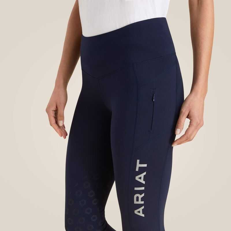 Ariat Eos Knee Patch Tight Navy | 517CMXWRO