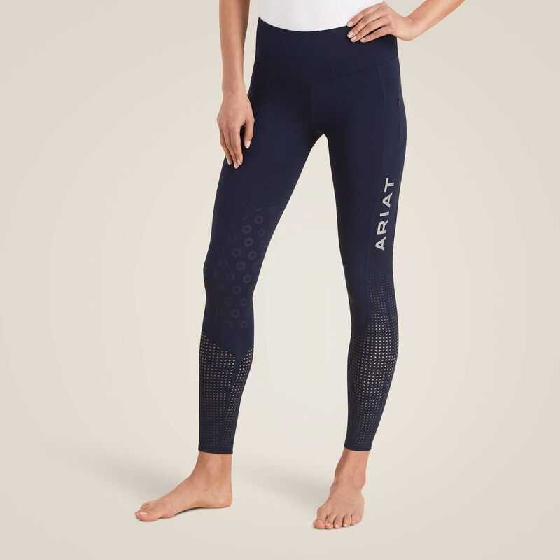 Ariat Eos Knee Patch Tight Navy | 517CMXWRO