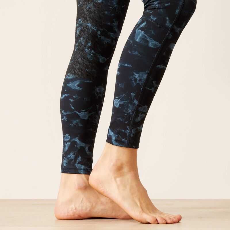 Ariat Eos Print Knee Patch Tight Stormy Skies | 674SUXNCW