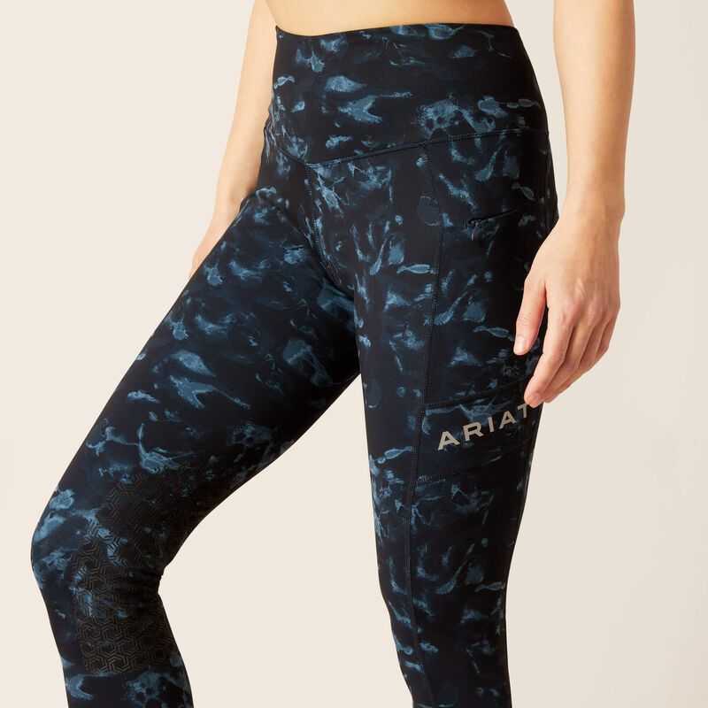 Ariat Eos Print Knee Patch Tight Stormy Skies | 674SUXNCW