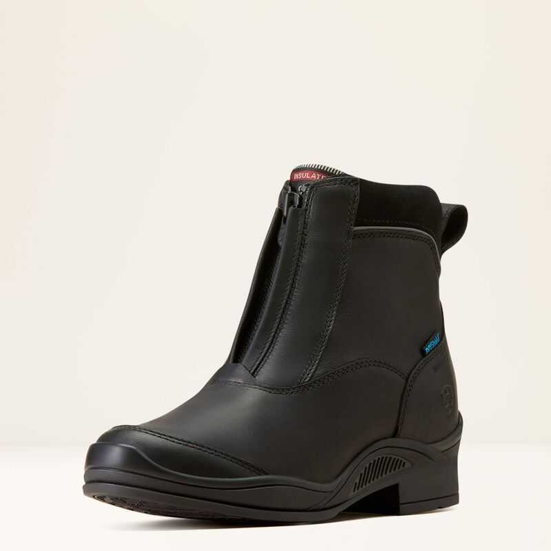 Ariat Extreme Pro Zip Waterproof Insulated Paddock Boot Black | 871CPOZUT