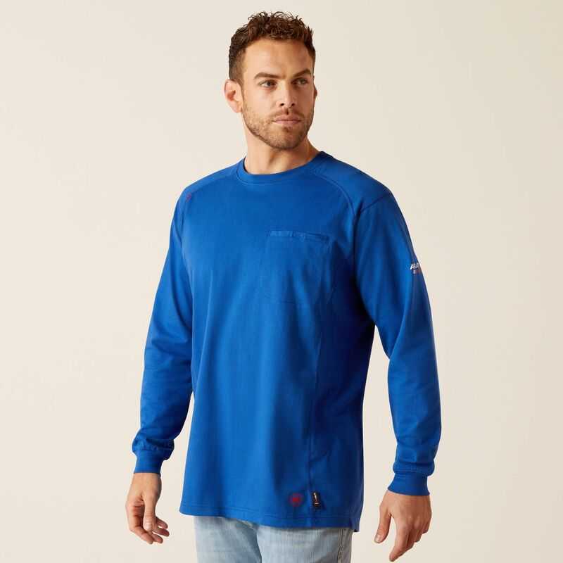 Ariat FR Air Deco T-Shirt Blue | 327CSGMUW