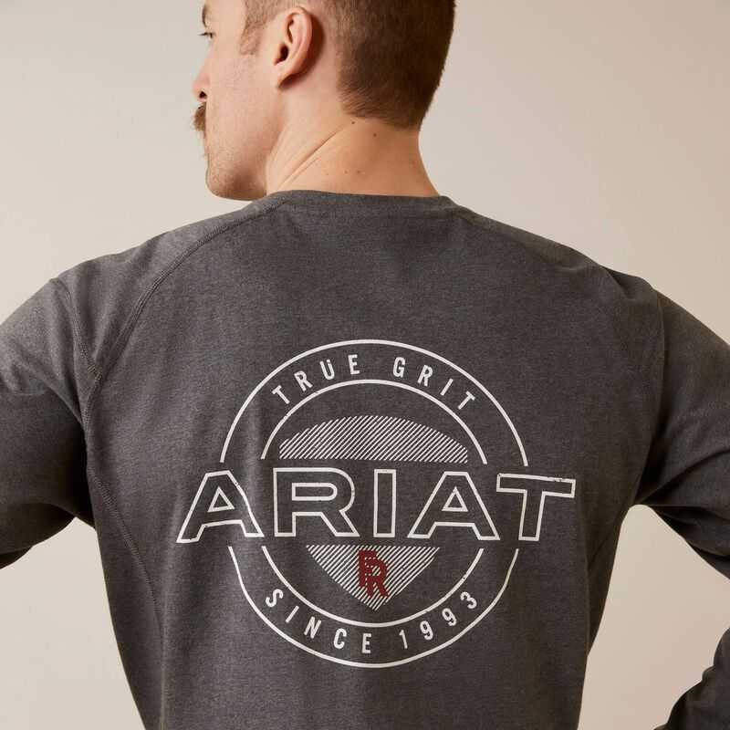 Ariat FR Air True Grit T-Shirt Grey | 294SONWCD