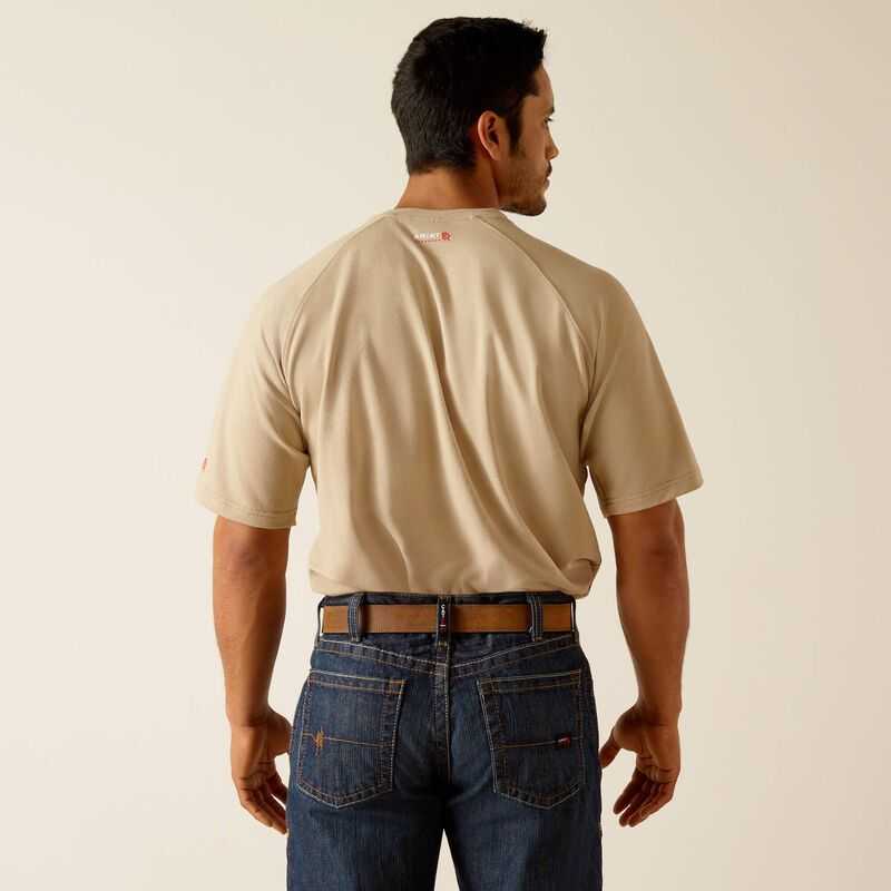 Ariat FR Baselayer T-Shirt Khaki | 240WZTGEM