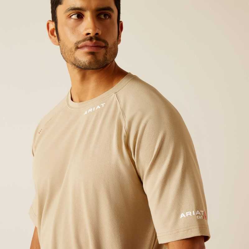 Ariat FR Baselayer T-Shirt Khaki | 240WZTGEM