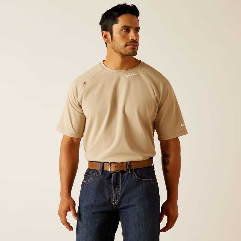 Ariat FR Baselayer T-Shirt Khaki | 240WZTGEM