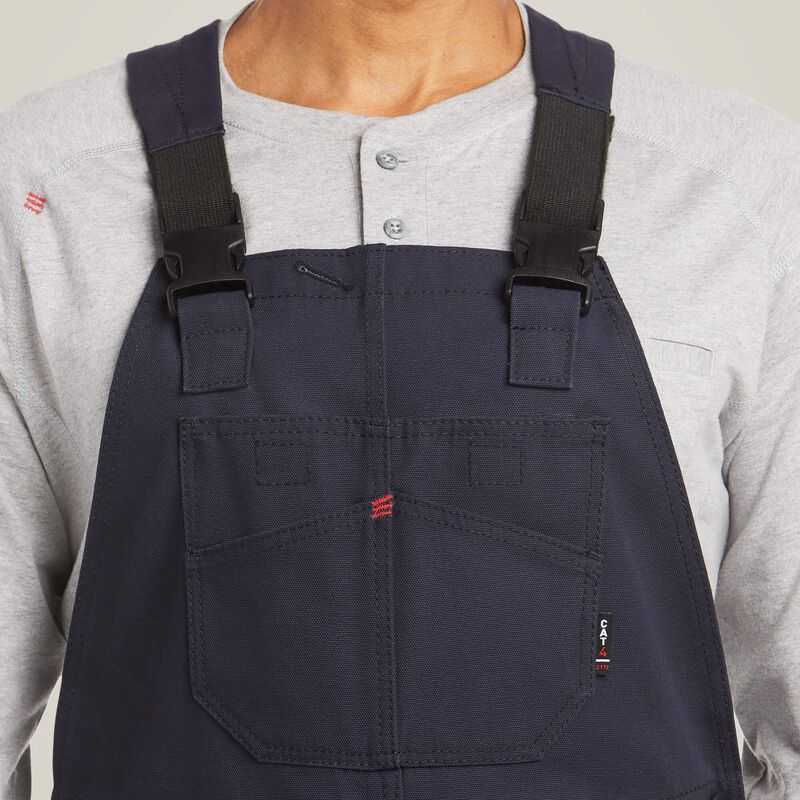 Ariat FR Canvas Unlined Bib Navy | 864IBYONP