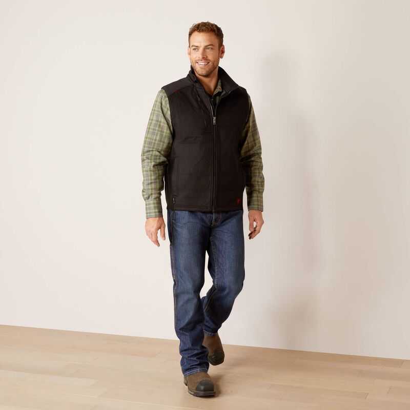 Ariat FR Cloud 9 2.0 Insulated Vest Black | 629ULFQIA