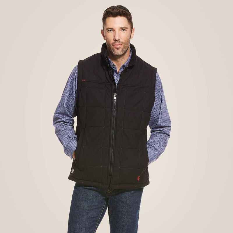 Ariat FR Crius Insulated Vest Black | 346WMRYND