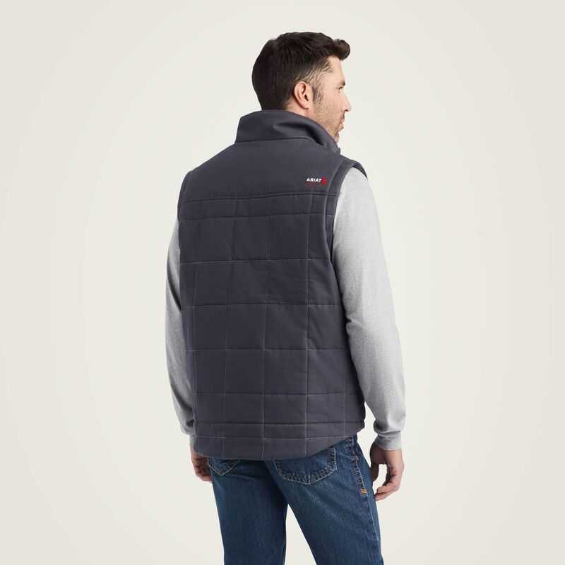 Ariat FR Crius Insulated Vest Grey | 978CZMUYB