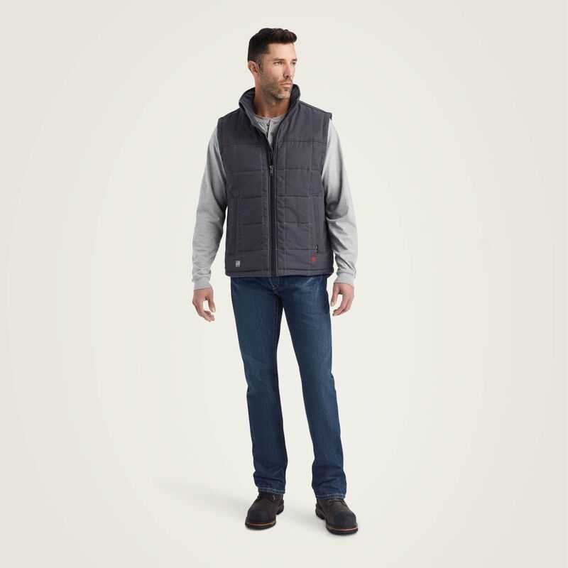 Ariat FR Crius Insulated Vest Grey | 978CZMUYB