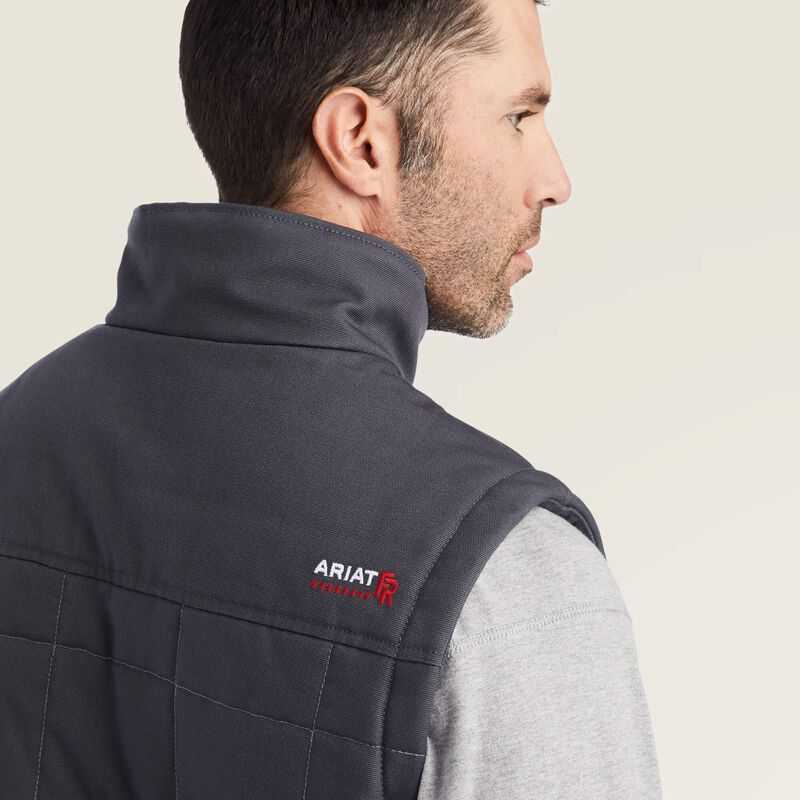 Ariat FR Crius Insulated Vest Grey | 978CZMUYB