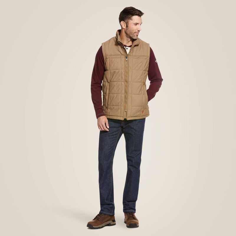 Ariat FR Crius Insulated Vest Khaki | 709VDIOBH