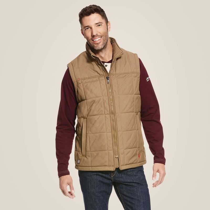 Ariat FR Crius Insulated Vest Khaki | 709VDIOBH