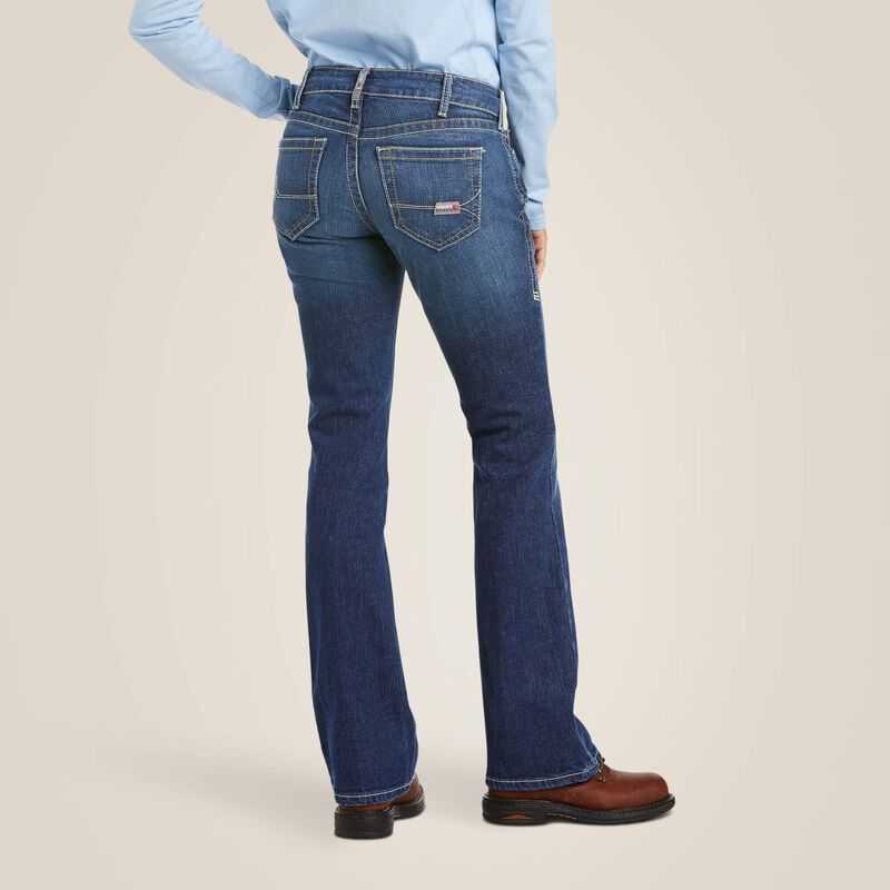 Ariat FR DuraStretch Basic Boot Cut Jean Blue | 930WCABFP