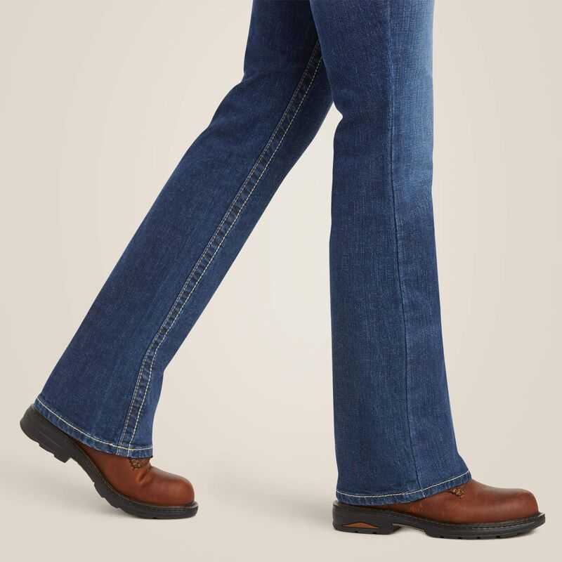 Ariat FR DuraStretch Basic Boot Cut Jean Blue | 930WCABFP