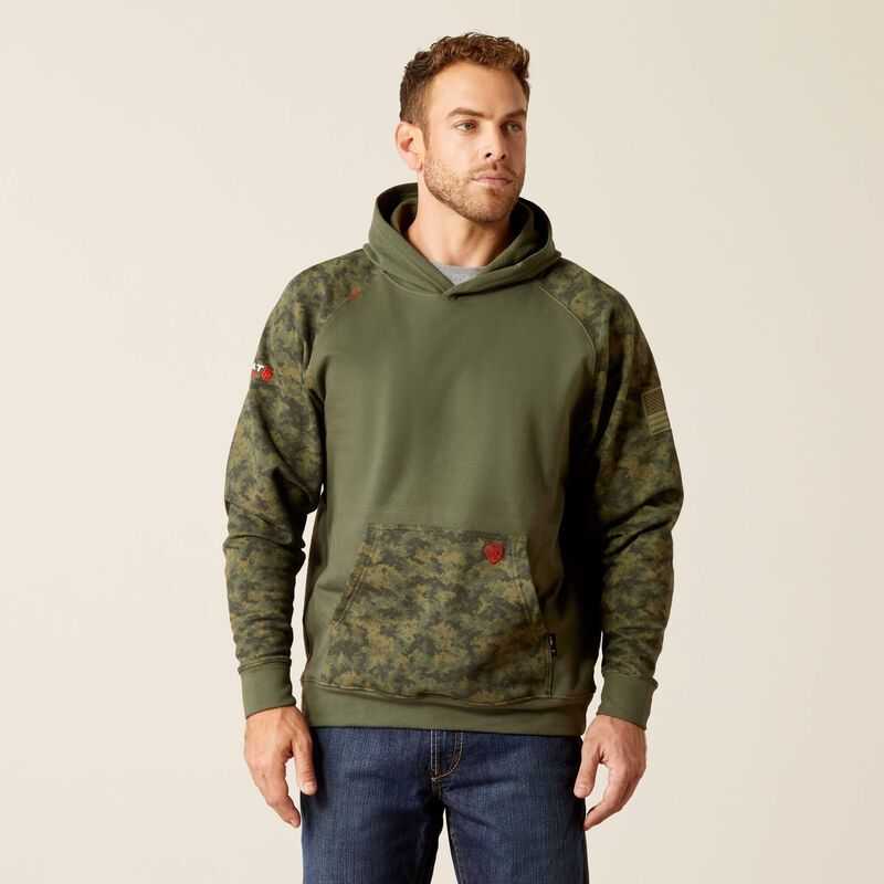 Ariat FR DuraStretch Patriot Hoodie Camo | 957RTHLAW