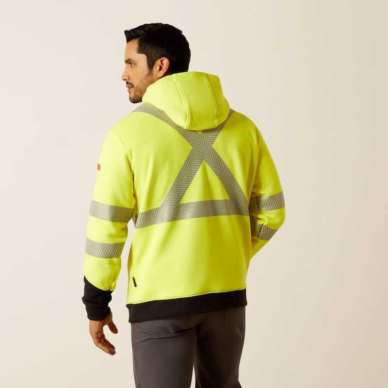 Ariat FR Hi-Vis Hoodie Yellow | 671BHDSCE