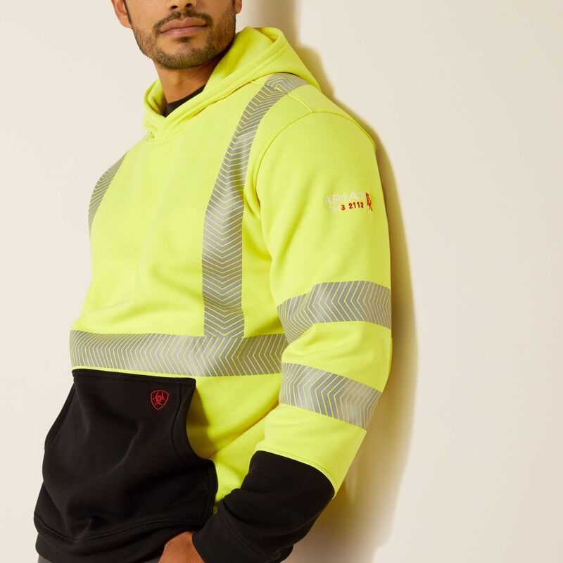 Ariat FR Hi-Vis Hoodie Yellow | 671BHDSCE