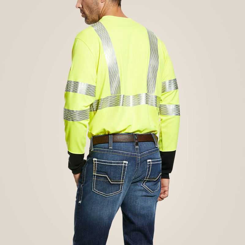 Ariat FR Hi-Vis T-Shirt Yellow | 854MIEKGC