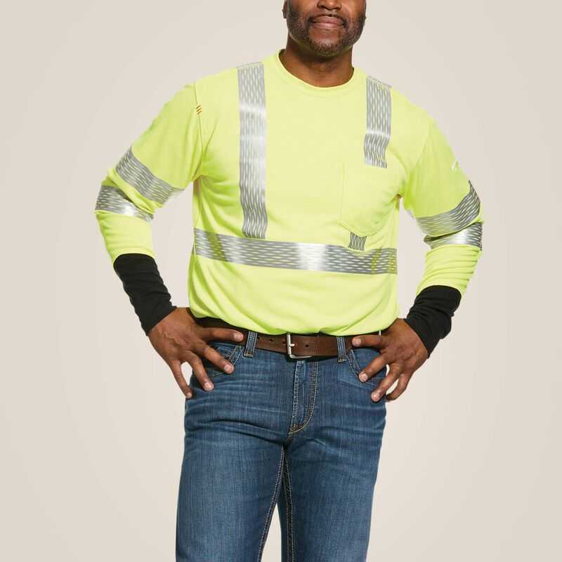 Ariat FR Hi-Vis T-Shirt Yellow | 854MIEKGC