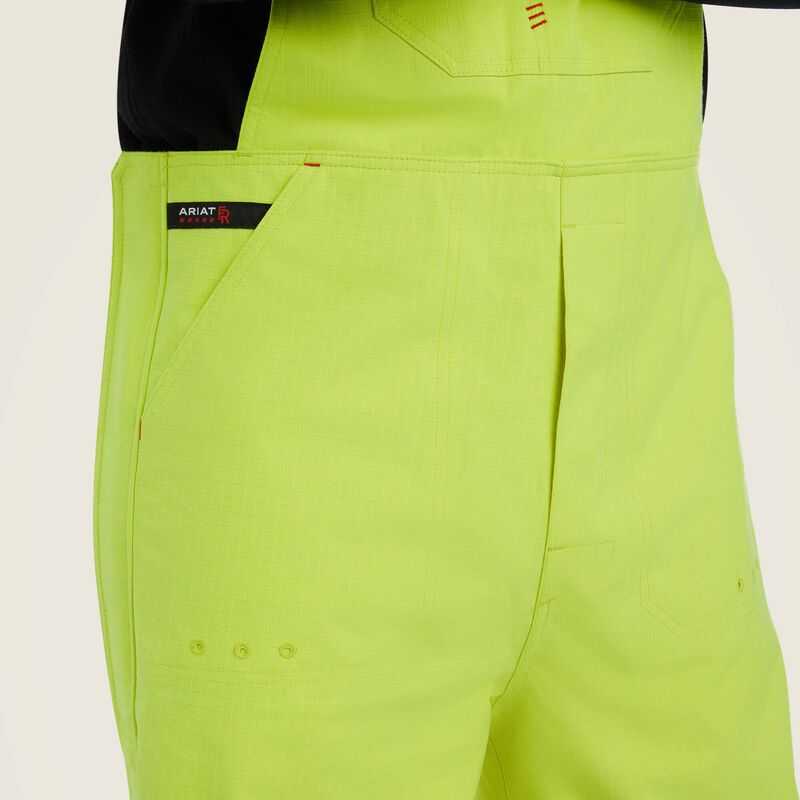 Ariat FR Hi-Vis Waterproof Bib Yellow | 032NBLPSD