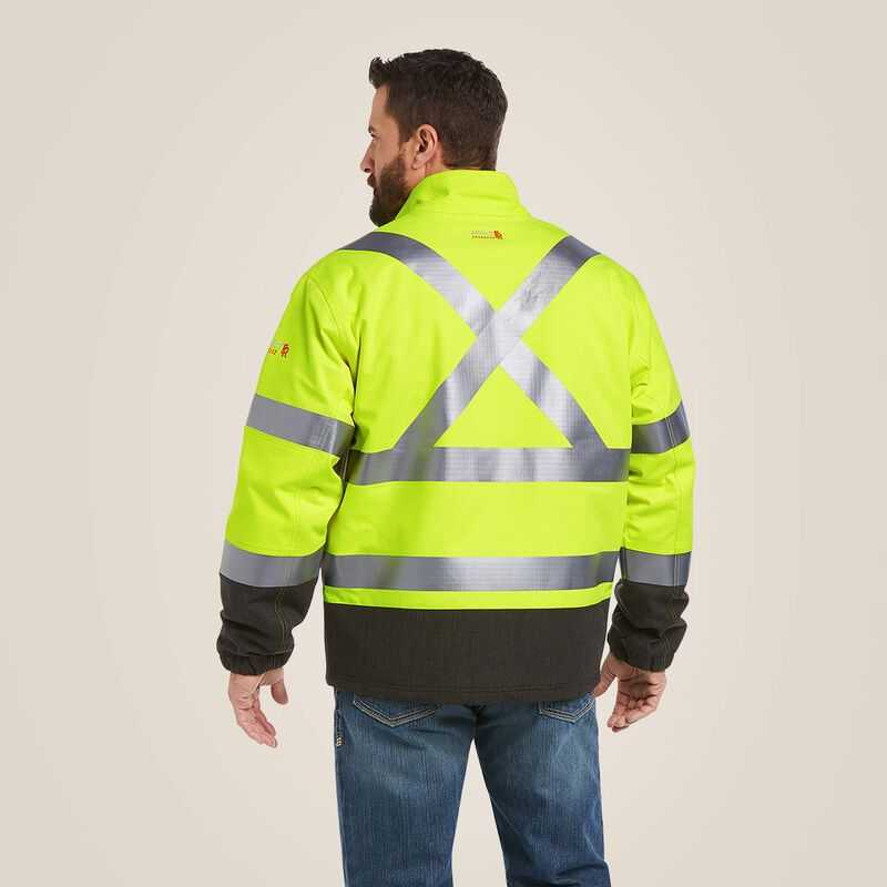 Ariat FR Hi-Vis Waterproof Insulated Jacket Yellow | 485RJIYZK