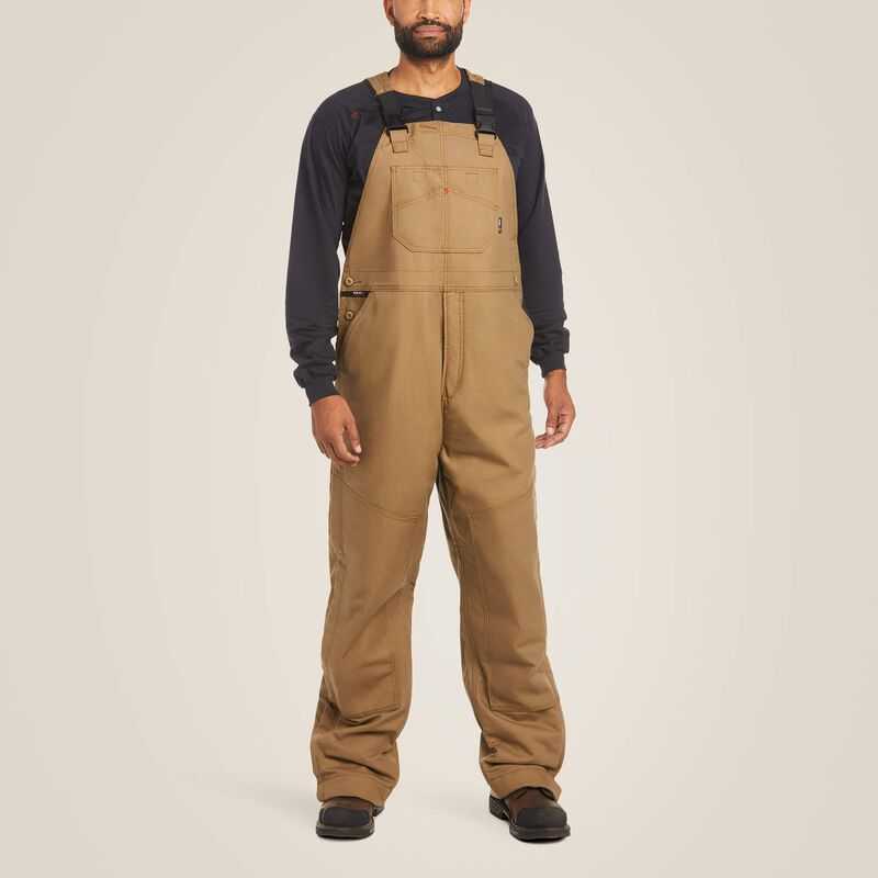 Ariat FR Insulated Overall 2.0 Bib Khaki | 289PXZGFY