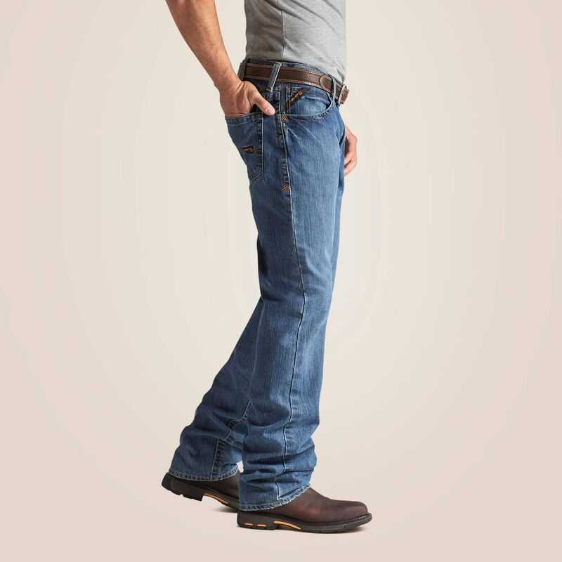 Ariat FR M3 Loose Basic Stackable Straight Leg Jean Flint | 092UNJATH