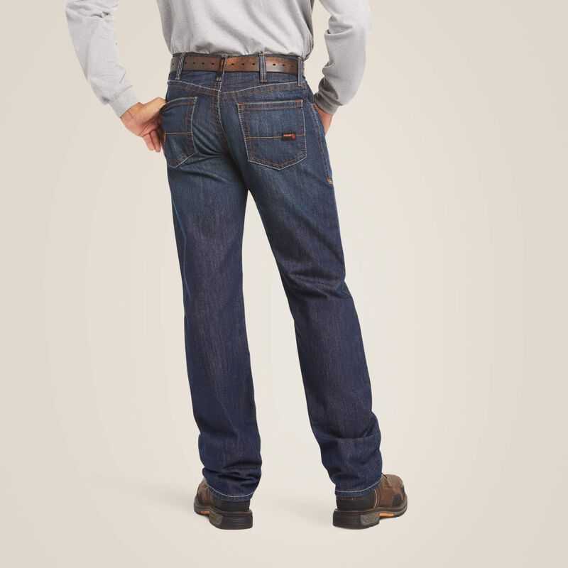 Ariat FR M3 Loose Basic Stackable Straight Leg Jean Shale | 638KOXRFL