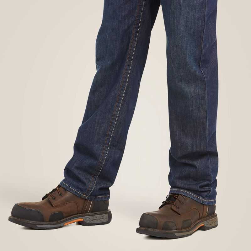 Ariat FR M3 Loose Basic Stackable Straight Leg Jean Shale | 638KOXRFL