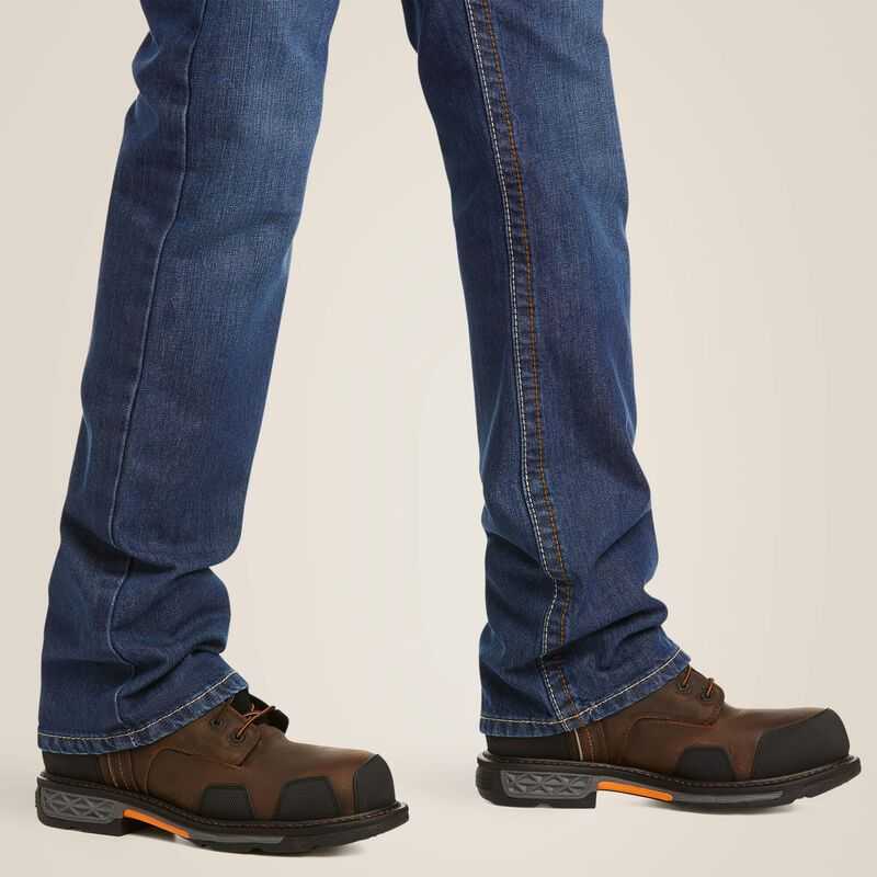 Ariat FR M4 Relaxed Basic Boot Cut Jean Flint | 253UXGWPZ