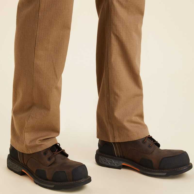 Ariat FR M4 Relaxed Crossfire Straight Pant Khaki | 452XDSHEO