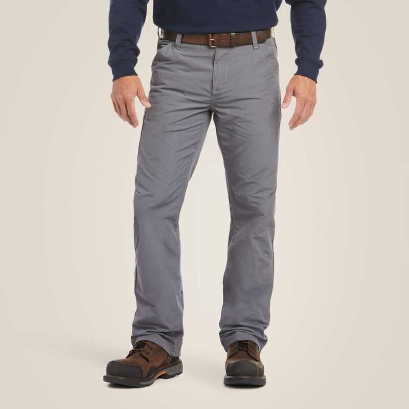 Ariat FR M4 Relaxed DuraLight Ripstop Boot Cut Pant Grey | 407LABGEK