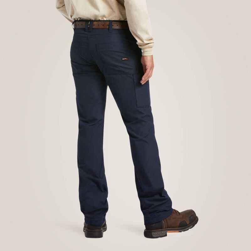 Ariat FR M5 DuraLight Ripstop Stackable Straight Leg Pant Navy | 853ENMWGZ