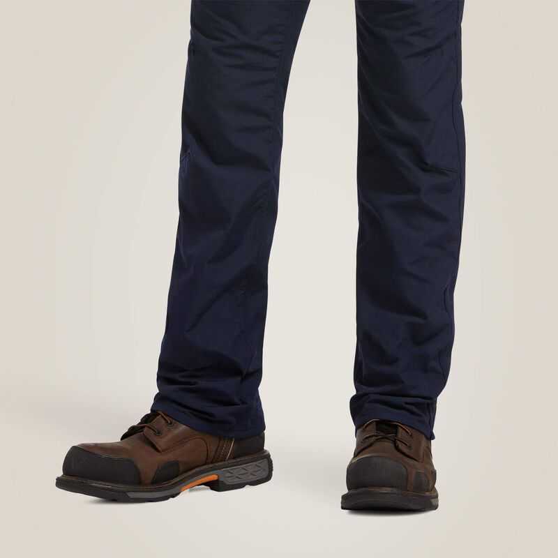 Ariat FR M5 DuraLight Ripstop Stackable Straight Leg Pant Navy | 853ENMWGZ