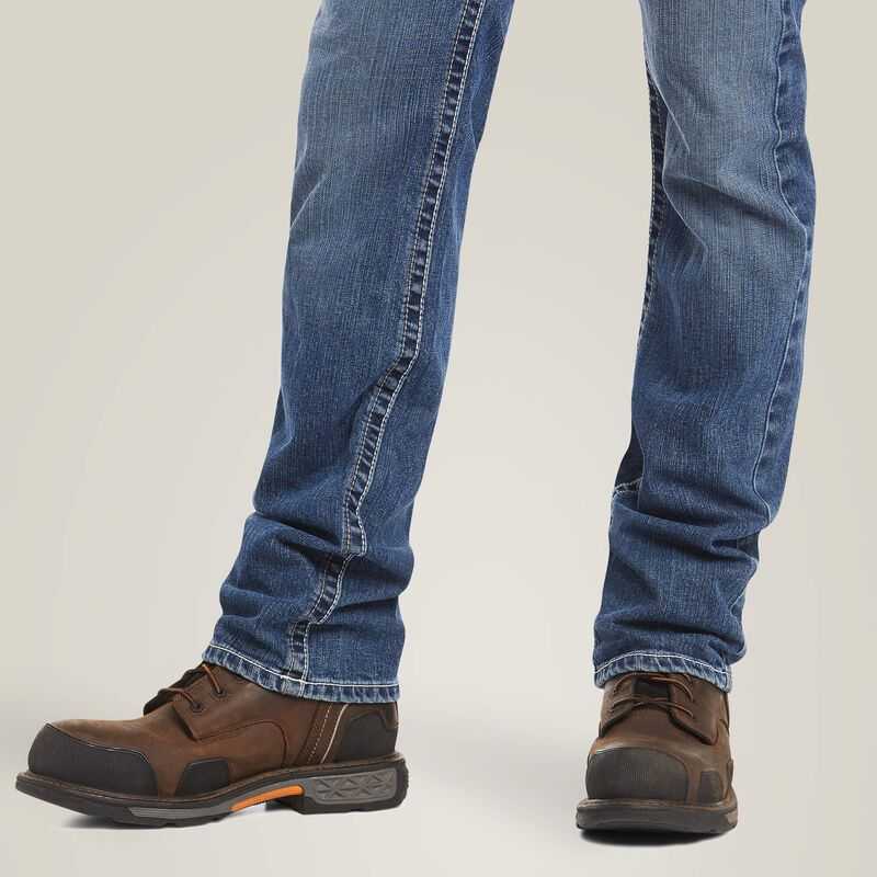 Ariat FR M7 Slim DuraStretch Adkins Stackable Straight Leg Jean Slate | 732WXLQVT