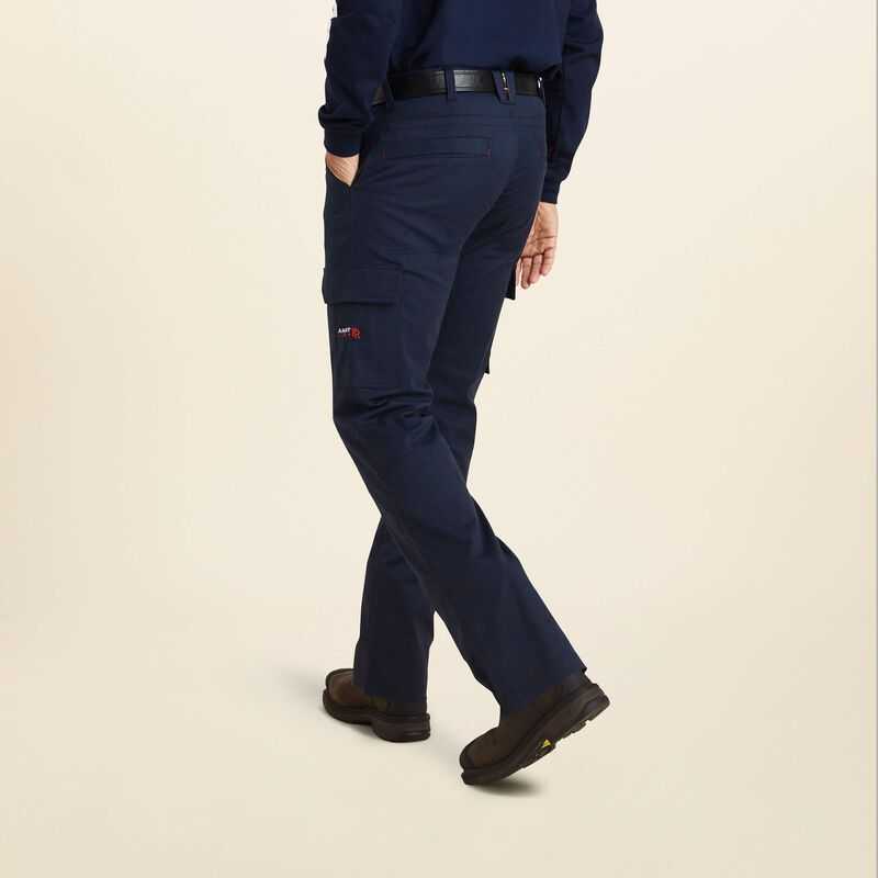 Ariat FR M7 Slim DuraStretch Duralight Twill Straight Pant Navy | 915UOBYHE