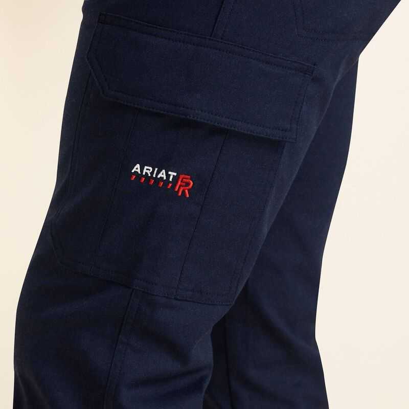 Ariat FR M7 Slim DuraStretch Duralight Twill Straight Pant Navy | 915UOBYHE