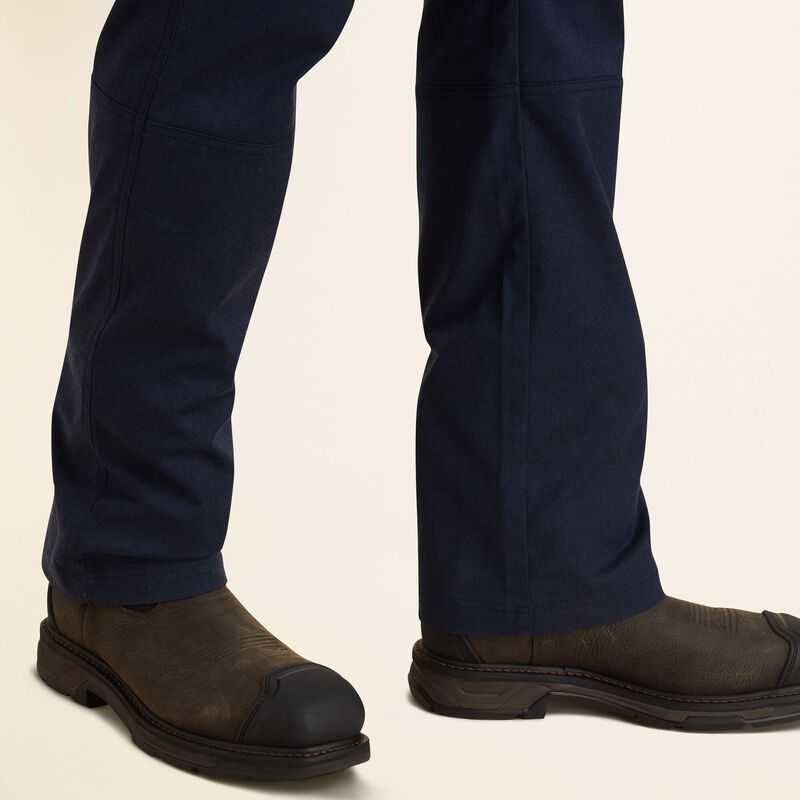 Ariat FR M7 Slim DuraStretch Duralight Twill Straight Pant Navy | 915UOBYHE